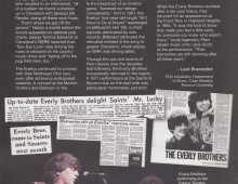 The Everly Brothers in Northeast Ohio